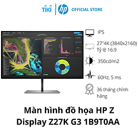 Màn hình HP Z27k G3 27 inch 4K USB-C Display,3Y WTY_1B9T0AA - Hàng Chính Hãng