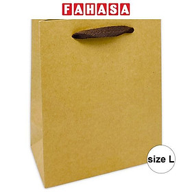 Túi Kraft Trơn Đứng - Size L - Linh Lan