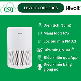 Mua Máy lọc không khí Levoit Core 200S | Công nghệ Air Turbo | Hàng Chính Hãng