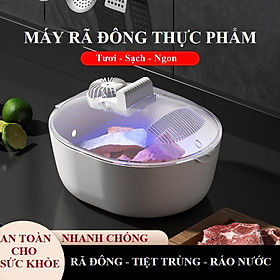 Máy rã đông thực phẩm lạnh, Máy tiệt trùng, khử trùng rau củ quả