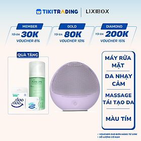 Máy Rửa Mặt Halio Sensitive Facial Device Dành Cho Da Nhạy Cảm - Sóng Âm Sạch Sâu, Kèm Hộp Treo