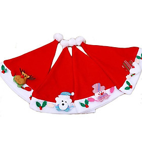 Nón Ông già Noel vải Len Cho Trẻ Em - Mũ Giáng Sinh - Nón Noel