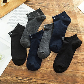 Tất Cotton Nam Langsha (6 Cái)
