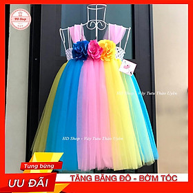 ĐẦM BÉ GÁI CÔNG CHÚA  FREESHIP ĐẦM BÉ GÁI SƠ SINH ĐẾN 6 TUỔI NHIỀU MẦU CHO BÉ