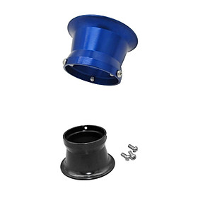 50mm Motorcycle Horn Air Filter Cup For 24mm 26mm 28mm 30mm Carb Interface Black Blue