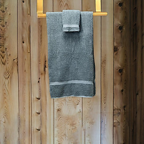 Kitchen Over Cabinet Towel Bar Rack Hanger Gold Hang on Inside or Outside of Doors Storage Shelf for Tea Towels Dish Towels Washcloths