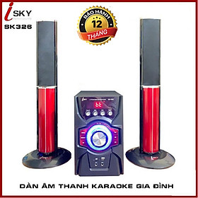 Loa Karaoke Gia Đình I-SKY SK326 Kết Nối Tivi , Iphone, Ipad, Smartphone Âm Thanh Hifi Siêu Bass - Hàng Chính Hãng SKYNEW