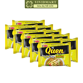 ACECOOK - Mì Quen hương vị Gà lá chanh, Acecook mì quen Gà lá chanh Acecook mì Queen Acecook (82g/gói)