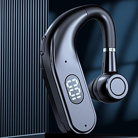 Bluetooth 5.0 Earphone Single Ear Noise Cancelling Portable in Ear Earbud for Office