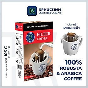 Cà Phê Phin Giấy K Coffee Filter 105g Túi