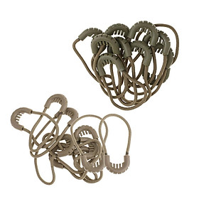 20x Zipper Pull Cord Rope Ends Zip Puller Zip Fastener Extension Replacement