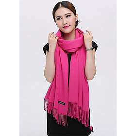 Khăn choàng cổ cashmere một màu 07