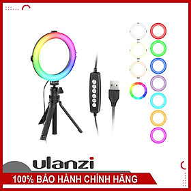 Mua ULANZI K9 RGB - HÀNG CHÍNH HÃNG - Đèn LED đổi màu Ring Light Stand + Phone Holder
