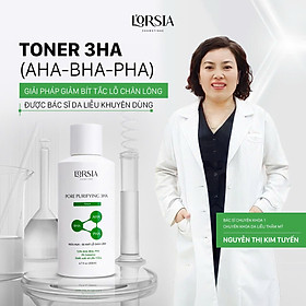 Toner L’orsia ngừa mụn, se khít lỗ chân lông 3HA (AHA – BHA – PHA) 200ml