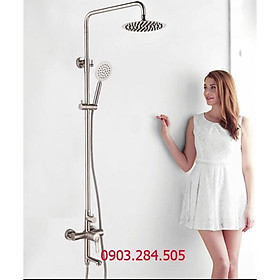 Sen tắm nóng lạnh - Sen cây tắm đứng nóng lạnh inox 304