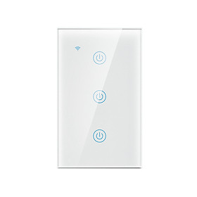 Zigbee Smart Light Switch Smart Life/Tuya APP Remote Control US Wall Touch Switch Compatible with Alexa Google Home for