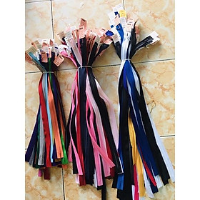 Mua dây kéo 40cm lố 12 sợi lộn sộn màu nhé các chị