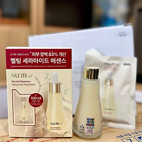 Set Nước Thần Cấp Ẩm Su:m37 Secret Essence Advanced Treament 50ml Tặng Túi Refill 50ml