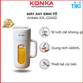 Mua Máy xay sinh tố di động cầm tay thế hệ mới dung tích 400ml 10 lưỡi cắt thép không rỉ động cơ cực khỏe