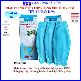 Hộp 10 cái khẩu trang KF94 Hynam