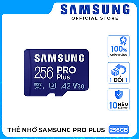 Mua Thẻ nhớ MicroSD Samsung PRO Plus 128GB | 256GB | 512GB Hàng Chính Hãng