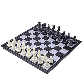 Portable Folding Magnetic Travel Classic Chess Set Checkers Backgammon Set Vacation 250 * 250 Board Competition
