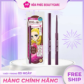 Bút Chì Gel Kẻ Mí Mắt Siêu Chống Trôi Dạng Xoay Màu Đen Kissme Heroine Make #01 #02