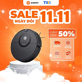 Robot Hút Bụi Lau Nhà Xiaomi Robot Vacuum E5 Black - Hàng Chính Hãng