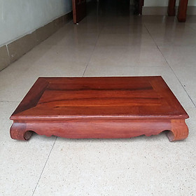 bàn kệ gỗ hương cao 10cmx32cmx52cm
