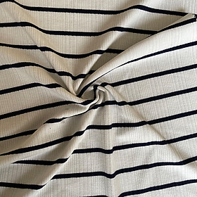 Sọc làm mới vải dày thoáng khí sọc vải mặc vải chống nhăn