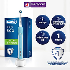 0133577 Bàn chải đánh răng điện Oral-B 3D Pro 500 D16.513