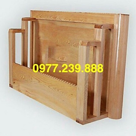 bàn thờ treo chân thang gỗ sồi 89cm