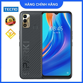 Điện Thoại TECNO Spark 7T (KF6P) 4GB/64GB - Camera 48MP | 6000 mAh | Helio G35 | Hàng Chính Hãng - Hàng Chính Hãng