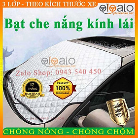 Tấm che chắn nắng kính lái ô tô Mazda CX8 CAO CẤP 3 Lớp Chắn Nắng Cản Nhiệt