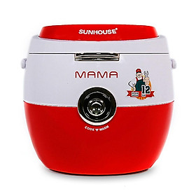 Mua Nồi cơm điện 1.8L SUNHOUSE Mama SHD8661 đỏ trắng - Hàng chính hãng