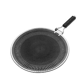 Barbecue Grill Plate Grill Plate Roasting Frying Pan Lightweight Pot Grilling Pan grill Pan for BBQ Stovetop Cooking Camping