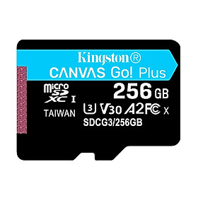 Kingston Canvas Go! Plus 64GB TF Card Micro SD Card U3 V30 A2 High Speed TF Card for Android Mobile Device Motion Camera