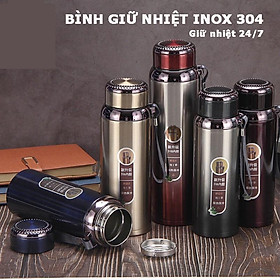 Mua BÌNH NƯỚC GIỮ NHIỆT INOX 316 NHIỀU DUNG TÍCH CAO CẤP 600  800  1000ML Giữ Nhiệt Đến 12H