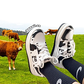  DAIRY COW SHOES - GIÀY BÒ SỮA nguyên chất từ trang trại Nhật Bản (Ảnh thật shop tự thực hiện)