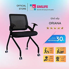 Ghế xếp phòng học có bánh xe SMLIFE Oriana