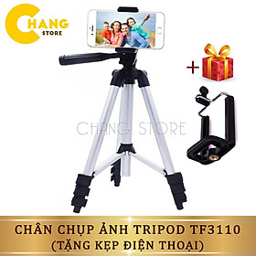 Mua Chân Máy Chụp Ảnh Tripot Tặng Kèm Kẹp Điện Thoại Đa Năng