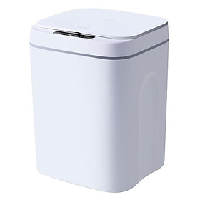 Home USB charging smart trash can with lid auto sensing