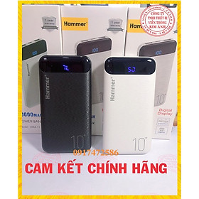 Mua Pin Sạc Dự Phòng Ham mer (H11) Li-Ion - Polymer 10.000mAh - HHàng chính hãng bảo hành 12 tháng