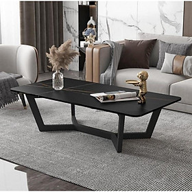 Bàn sofa hình chữ nhật mặt đá nhân tạo cao cấp