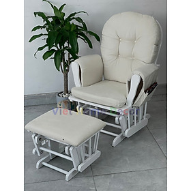 Mua Ghế Lắc Thư Giãn Gilder Rocker Màu Trắng GR13 - Thương hiệu Viet Home Decor