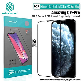 KÍNH CƯỜNG LỰC DÀNH CHO ĐIỆN THOẠI IPHONE 12 MINI - 12 - 12 PRO - 12 PRO MAX NILLKIN CP+PRO 2.5D