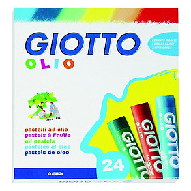 Bút Sáp Màu Giotto Olio 293100 (24 Màu/Hộp)