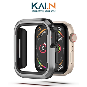 Ốp Case Bảo Vệ Viền Hợp Kim Dành Cho Apple Watch Ultra / Apple Watch Series, Kai.N Guard Case, Kết Hợp Lớp Đệm TPU - Hàng Chính Hãng