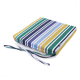 Nệm ngồi Soft Decor 505 Ink Stripe Pattern 50x50x5cm (Xanh Đậm)