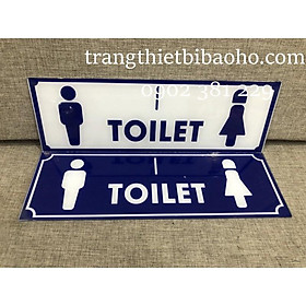Bảng nhà vệ sinh, toilet, WC nam nữ bằng nhựa Mica 10*30cm